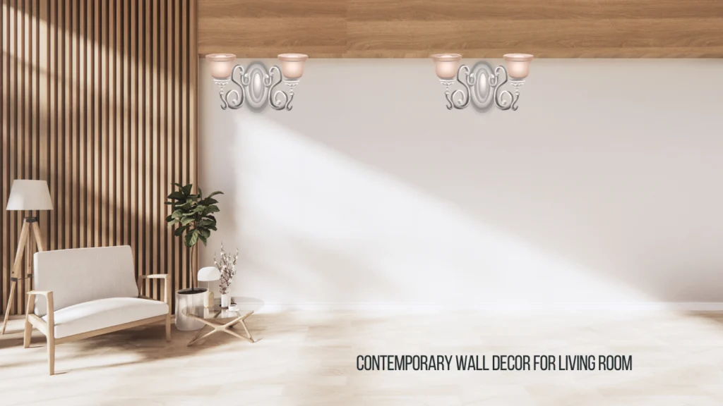 Contemporary wall decor for living room